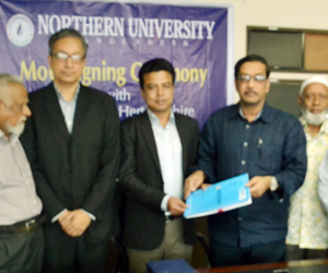 NUB signs MoU with UK Univ